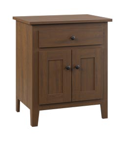 56042 jamestown 1 drawer nightstand in brown maple fc-10759 saddle